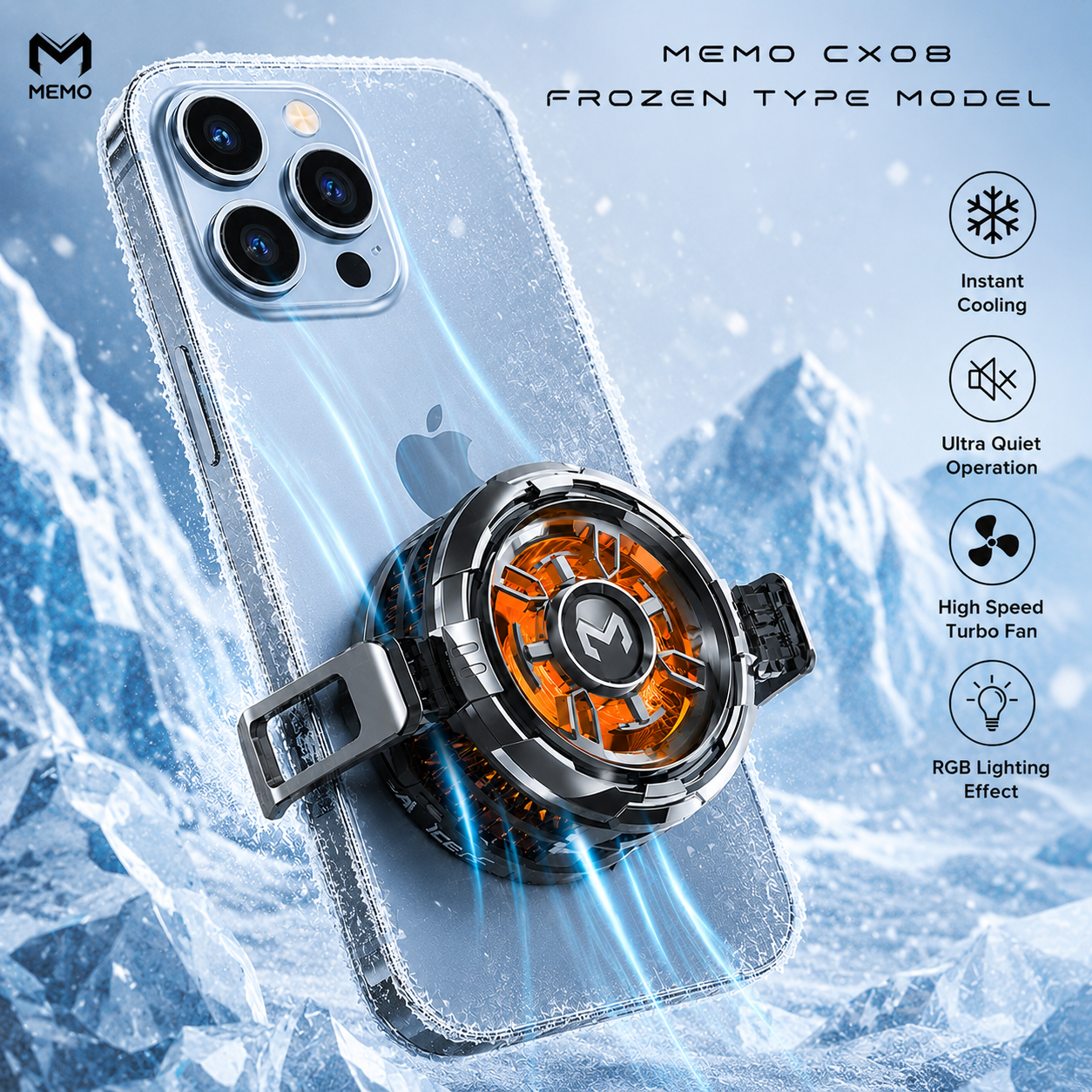 Memo CX08 Cooling Fan
