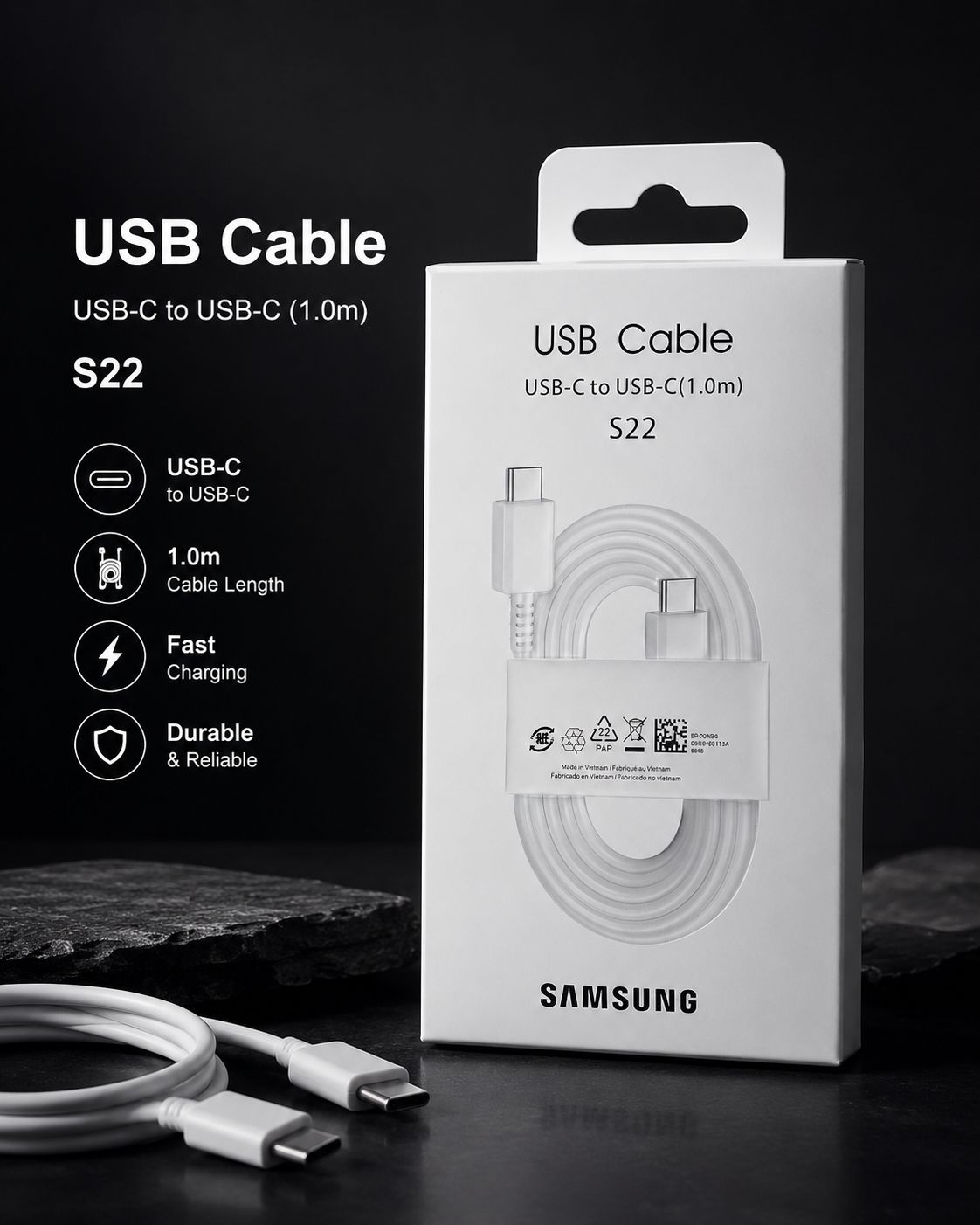 Samsung C Type To C Type Fast Charging Cable